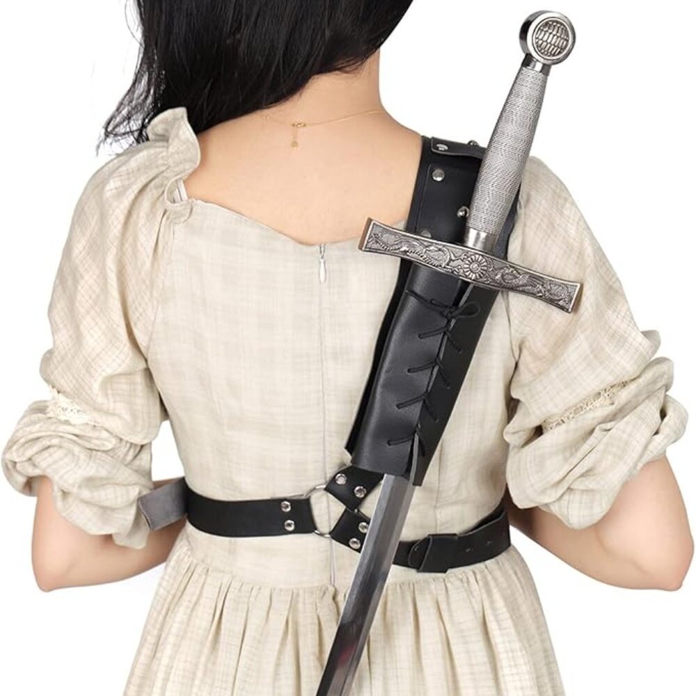 Cosplay Sword Belt Frog Adjustable Back